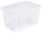 keeeper Aufbewahrungsbox mit Dreh-/Stapelsystem, 54,5 x 39 x 29,5 cm, 45 l, Emil, Transparent