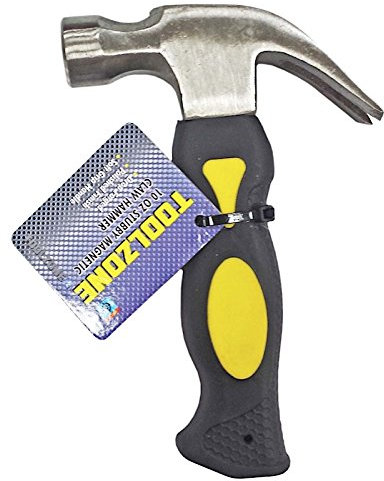 Toolzone 10oz Stubby Magnetic Claw Hammer