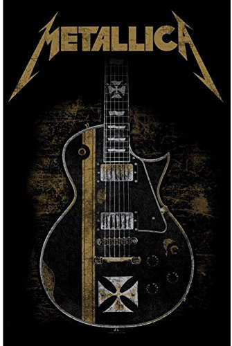 Hetfield Guitar Textil Poster