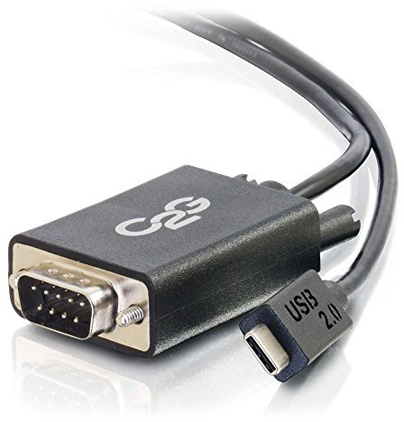 C2G/Cables to Go 29470 USB 2.0 USB-C-zu-DB9-Seriell-RS232-Adapterkabel