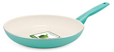 GreenPan Rio 12 Ceramic Non-Stick Open Frypan, Turquoise