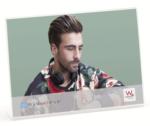 walther design Bilderrahmen 20 x 30 cm Kunstglas Querformat Portraitrahmen ASQ2030