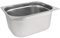 Vogue K930 Stainless Steel 1/2 Gastronorm Pan 9Ltr/150mm Deep Food Container, Silver