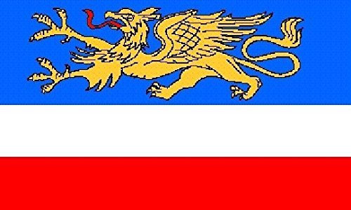 U24 Aufkleber Rostock Flagge Fahne 15 x 10 cm Autoaufkleber Sticker