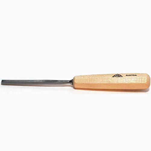 Stubai Stechbeitel lang poliert, Form 8, 4 mm, 550804
