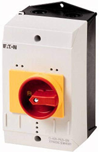 Eaton CI-K2 219655 Insulating Material Casing H x W x D = 160 x 100 x 130 mm for Cars 0 Rotary Handle Red/Yellow