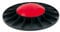 TOGU Unisex – Erwachsene Balance Board Level 1, rot, 40x8 cm