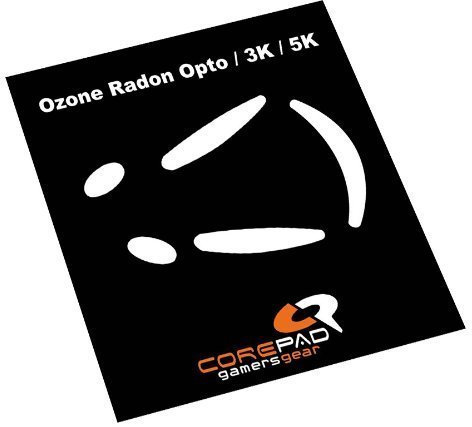 COREPAD CS28310 Skatez Ersatz-Mausfüße für Ozone Radon bis zu 3K/5K (2 Sets enthalten)