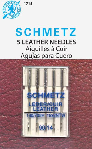 Schmetz Leather Sewing Machine Needles, Size 90/14
