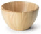 Continenta Salatschüssel aus Gummibaumholz, Holzschüssel, Holzschale, Obstschale, Größe: Ø 30 x 18 cm