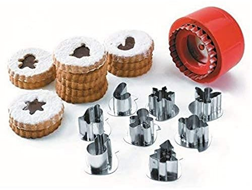 LACOR - 68087 - Set De 8 Cortadores De Galletas Navidad