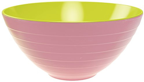 Zak Designs 2173-0321 Wave Saladier Vert Kiwi/Rose 28 cm