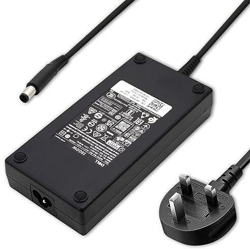 Genuine Notebook Adapter Charger for Dell 180 watt WW4XY Alienware M14x M15x M17x R3 M17x R4 Laptop Adaptor Power Supply Unit Free Power Cable Quick Dispatch 12 Months Warranty UK SHIPPING