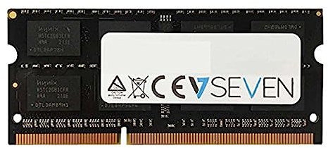 V7 V7128008GBS-LV V7 8GB DDR3 PC3-12800 - 1600mhz SO DIMM Notebook módulo de memoria - V7128008GBS-LV