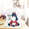 ilka parey wandtattoo-welt® Tasse Becher Kaffeetasse Kaffeebecher Einhorntasse Rockabilly Einhorn mit Spruch Zitat Sprichwort born to be wild ts392