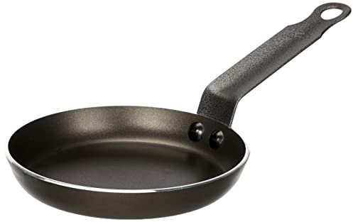 LACOR - 23614 - Sartén Blinis Robust Aluminio Antiadherente 14 cm- Negro
