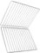 Nischenmarkt Edelstahl Grillrost Verschiedene Größen 2er Pack (42,5 x 36 cm)
