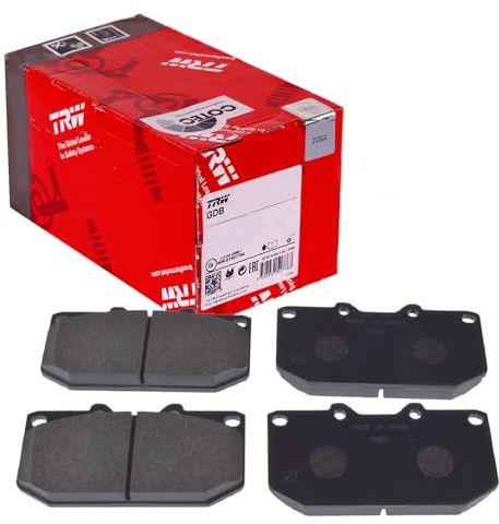 TRW GDB1006 Brake Pad Set of 4 Compatible for Nissan Fairlay Z (Z32) 1989-2000 Front Axle and Other Vehicles