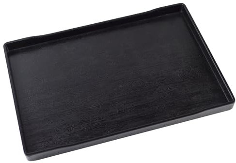 OMEM Reptile Schale groß Futter und Wasser Dish passen auch für Bad (XL, Schwarz)