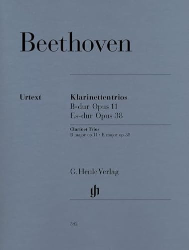 Klarinettentrios Bes-Dur Opus 11 Es-Dur Opus 38 - Piano Trio - Buch