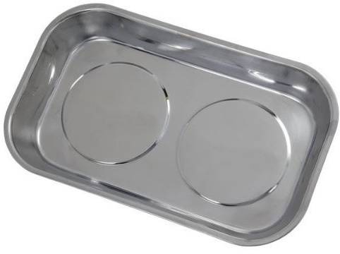 Neilsen CT1317 Magnetic Parts Tray - Size: 230 x 150mm | Stainless Steel | Ideal for Tools and Small Parts Organisation
