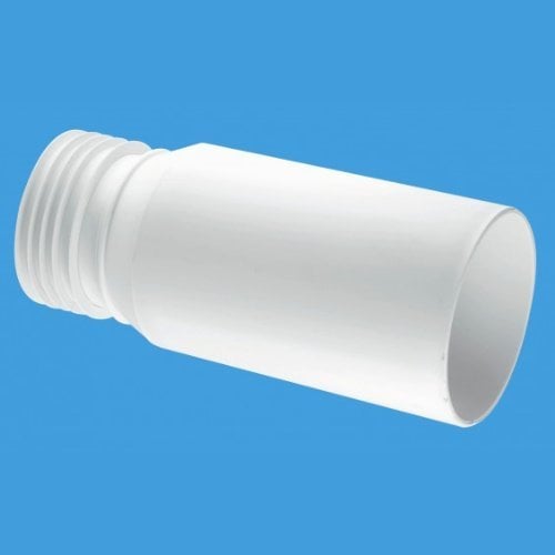 McAlpine MAC-EXTB Straight Extension MACFIT-3½/90mm Outlet Size, White