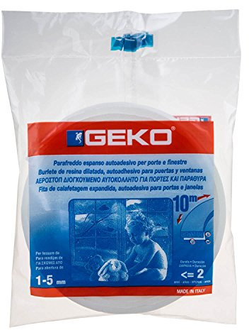 Joint Mousse Adhésif Calfeutrage Profil I 2x5 Blanc Sachet Accrochable