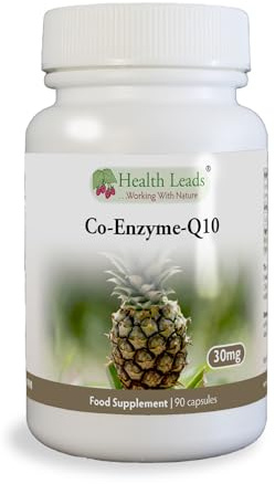 Coenzyme Q10 (CoQ10) 30mg x 90 Capsules (No Magnesium Stearate)