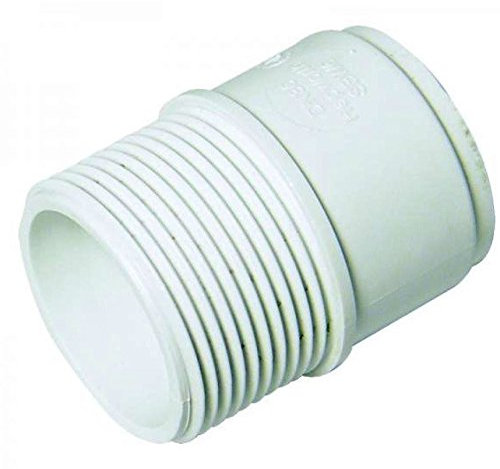 FLOPLAST Solvent White 40mm (43mm) Male Adapter