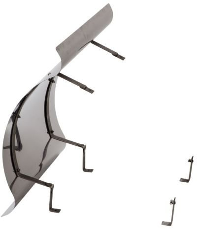 Kaminabdeckung Kaminhaube aus Edelstahl klappbar (600mm x 800mm)