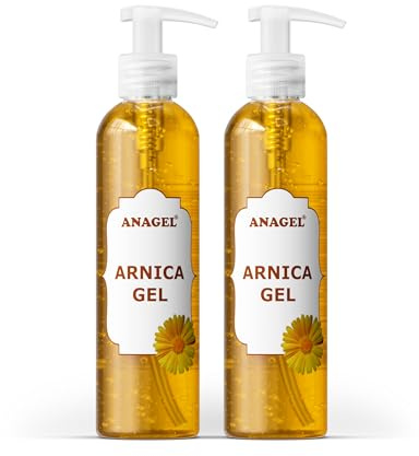 ANAGEL Arnica Gel – Soothing & Revitalising Skin Gel with Lavender – Non-Sticky, Easily Absorbed Formula for Everyday Use (250ml x 2)