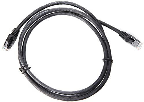 C2G 7M SCHWARZES CAT6 Netzwerk Crossover Patchkabel. Xover-Ethernet-Kabel, Peer-to-Peer-Computerleitung