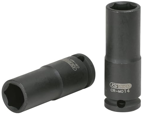 KS Tools 515.1623 3/8 Sechskant-Kraft-Stecknuss, lang, 23mm