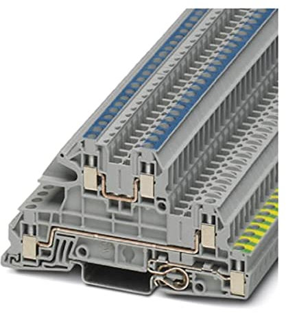 Phoenix Contact UTI 2.5-PE/L/N Reihenklemmenblock Dreifach Grau, 0.2 → 4mm², 250 V / 24A, 1 Stück