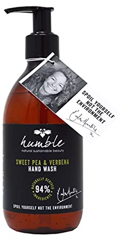 Humble Sweet Pea & Verbena Hand Wash (285ml) - Kate Humble products are Carefully Created so That You can Spoil Yourself Without Spoiling The Environment. Cruelty Free.