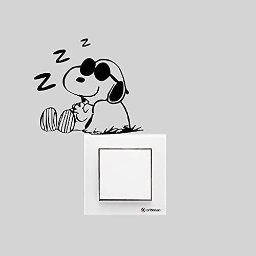 artstickers® Aufkleber Sticker SNOOPY Zzz Schlafmütze (20 coloresa wählbar) + kostenlosen Wandtattoo spilarts®