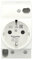 Schneider Electric A9A15310 Toma de Corriente Modular, 2P+T, 250 V, 84mm x 45mm x 63mm, Blanco