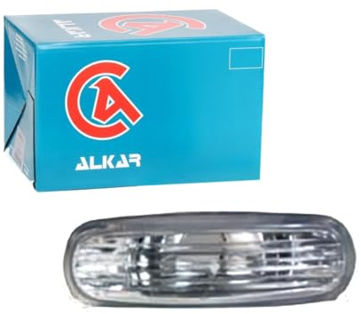 Alkar 3103931 Reversible Side Lamp without Bulb Holder Unit - White