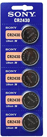 Sony CR2430 Lithium-Batterien, 3 V, 5 Stück
