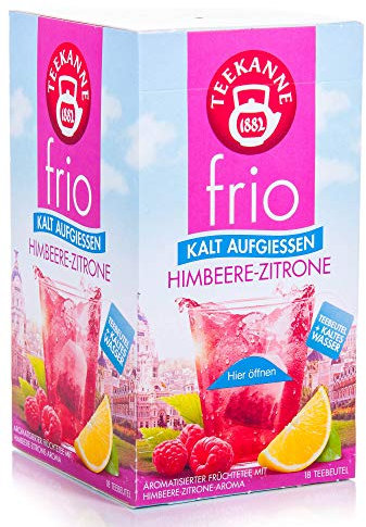 Teekanne frio Himbeere Zitrone Tee, 18 Beutel, 45 g