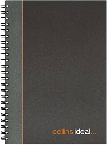 Collins Ideal A4 Manuscript Book Wire Feint Ruled- 192 Pages - 6428W, Black