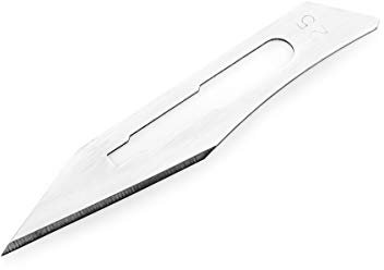 REMOS Lame bistouri No. 25-10 pièces en emballage stérile pour porte-lame No.4