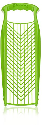 Börner Râpe á Légumes PowerLine • Râpe Fine & Grossière • Râpe Double Face pour Légumes, Fruits & Fromage • Idéal comme Coupe-légumes, Râpe à Fromage • Couleur: Vert
