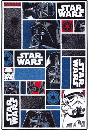 ASSOCIATED WEAVERS Teppich Star Wars 623135, Polyamid, 133 x 2 x 95 cm, Schwarz