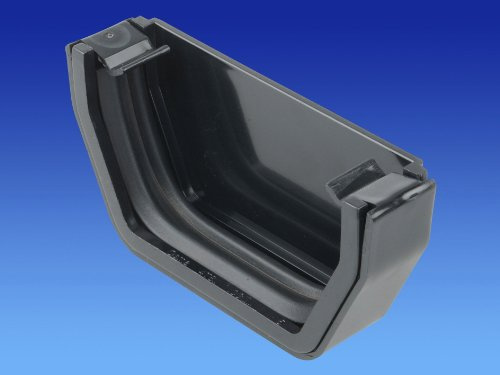 Wavin OSMA Squareline Stopend External 100mm Black 4T811b