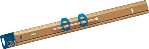 Lineal Aluminiumprofil 60cm mit 2 Libellen und Lochschablone