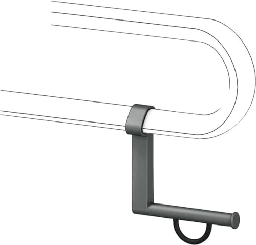 Normbau Papierrollenhalter für Stützklappgriff 700.449.110, Anthrazit M