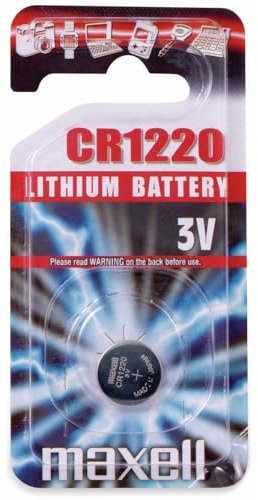 Maxell CR1220 - Pilas (Litio, Button/Coin, 3V)