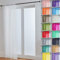 John Aird Lucy Woven Voile Slot Top Curtain Panel (White, 58 Wide x 108 Drop)
