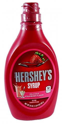 Hersheys Syrup Strawberry (Erdbeer Sirup) 623 ml